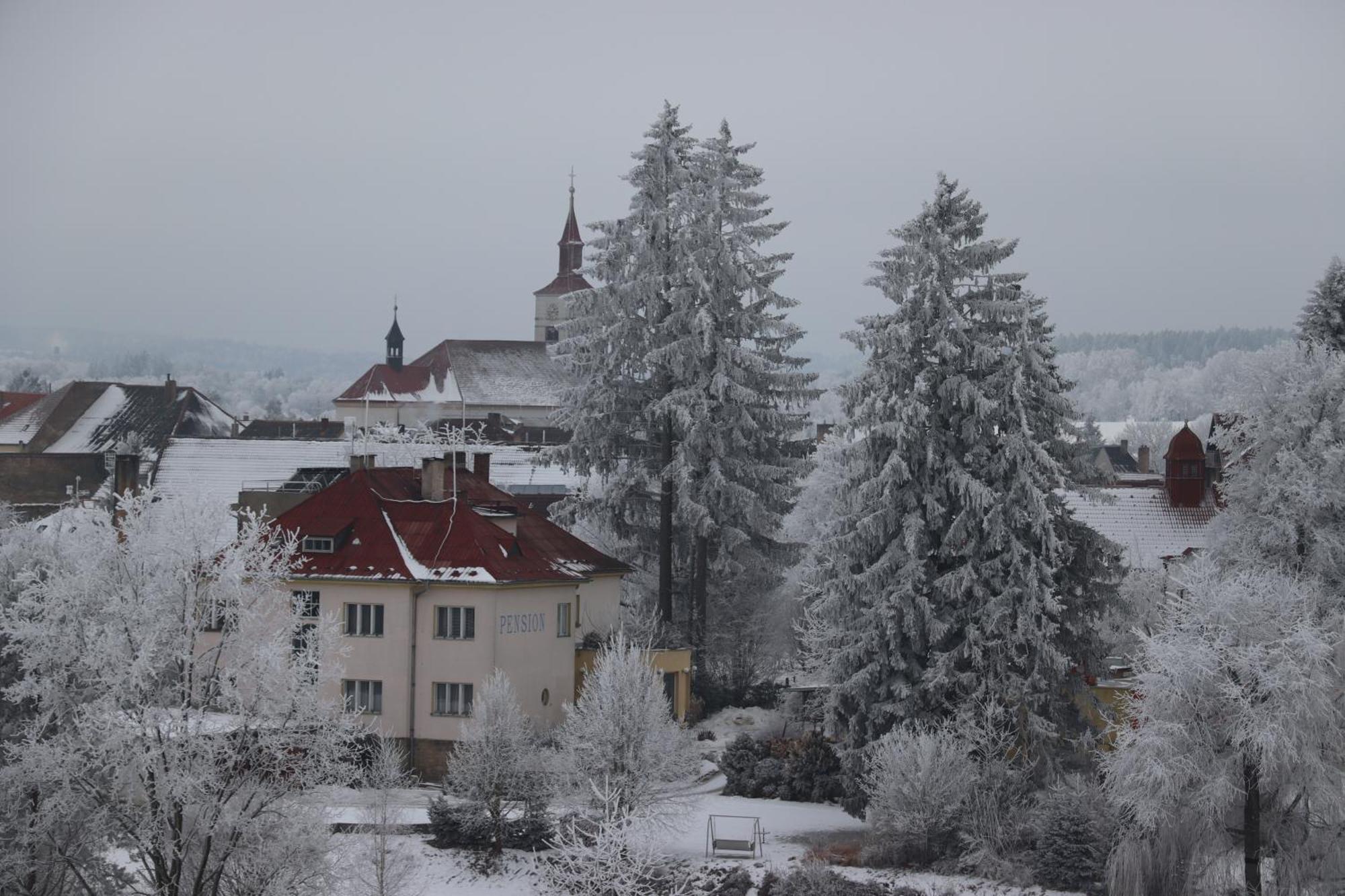 Pension Pod Šibeňákem Strmilov Bagian luar foto